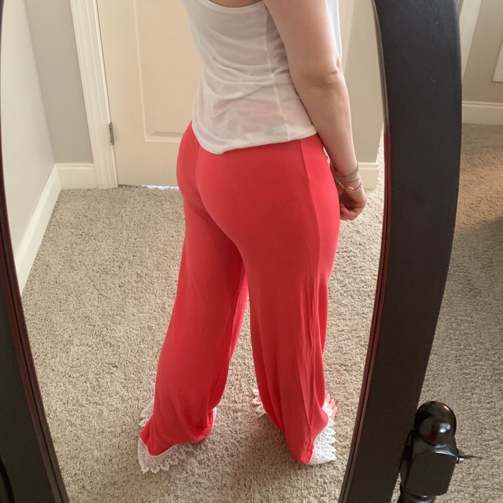Flared soft pants - Picture 2 of 7